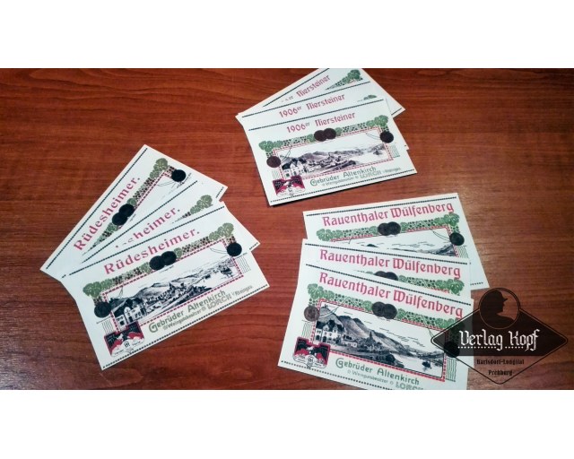 WW1 Wine Labels set.2
