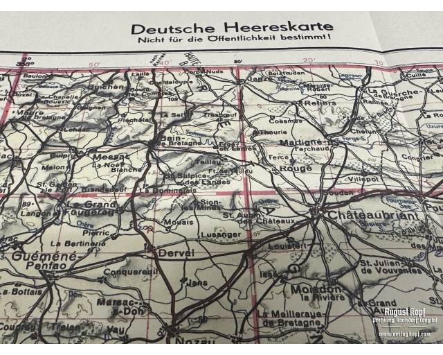 Sonderausgabe Heereskarte Nantes