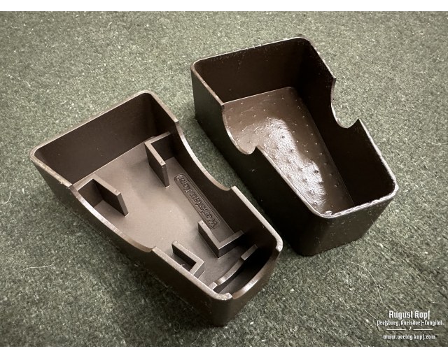 Empty protective box for shaving kit