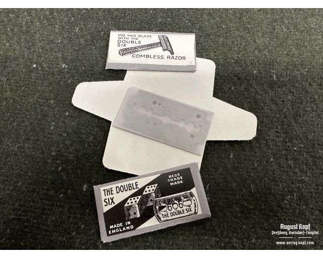 British Razor blades 3pcs type 1