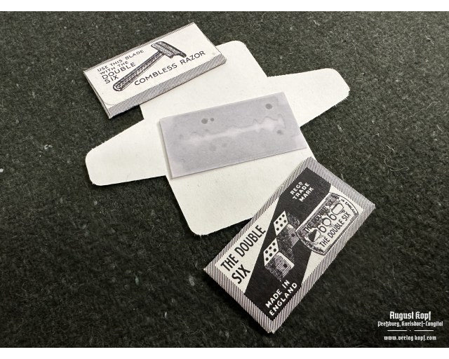 British Razor blades 3pcs type 1