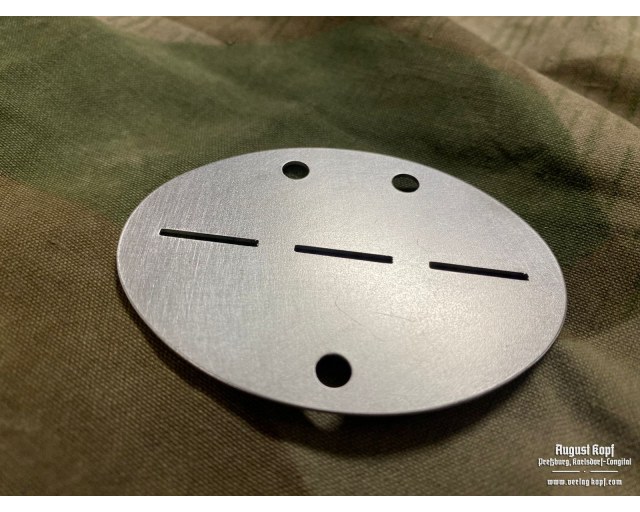 Erkennungsmarke - dog tag aluminium