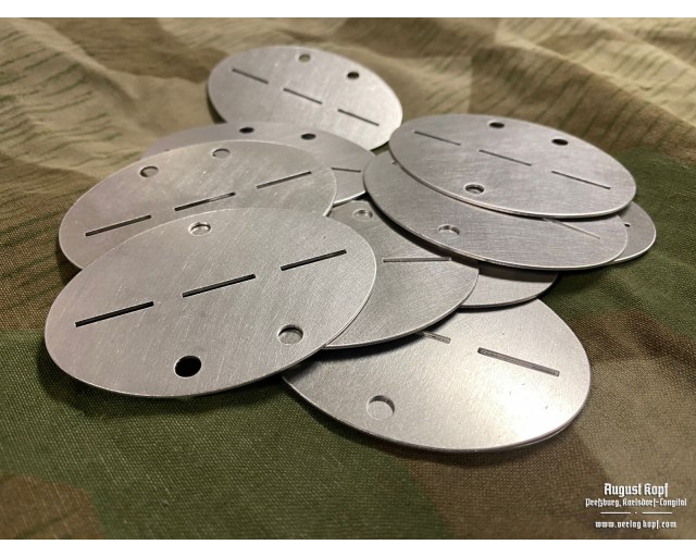Erkennungsmarke - dog tag aluminium