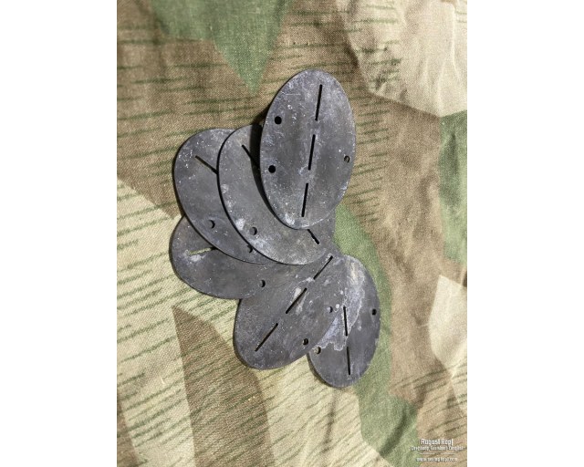 Erkennungsmarke - dog tag patinated zinc