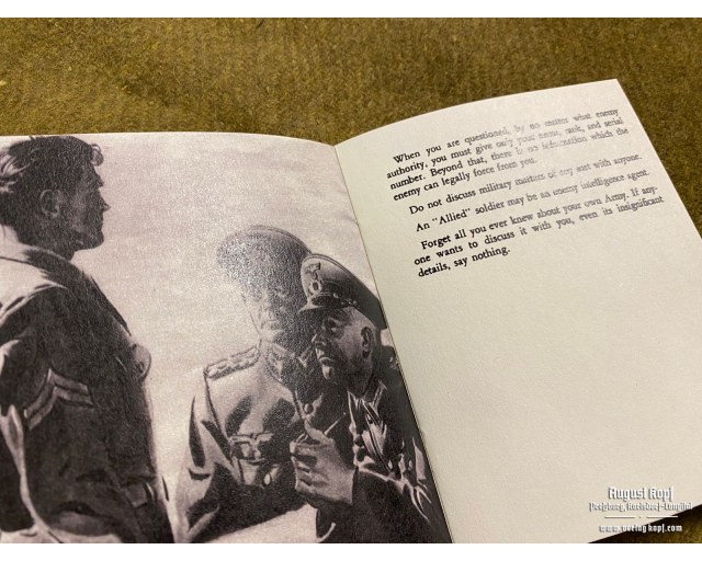US - booklet If you should be Captured