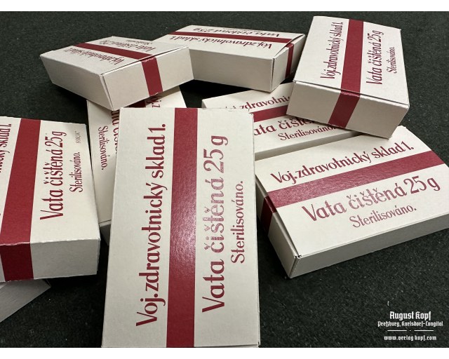 1. ČSR Vata - army cotton wool package