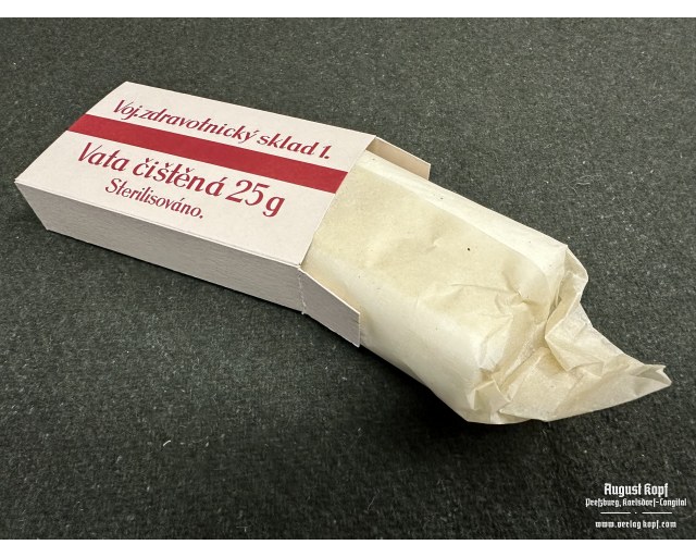 1. ČSR Vata - army cotton wool package