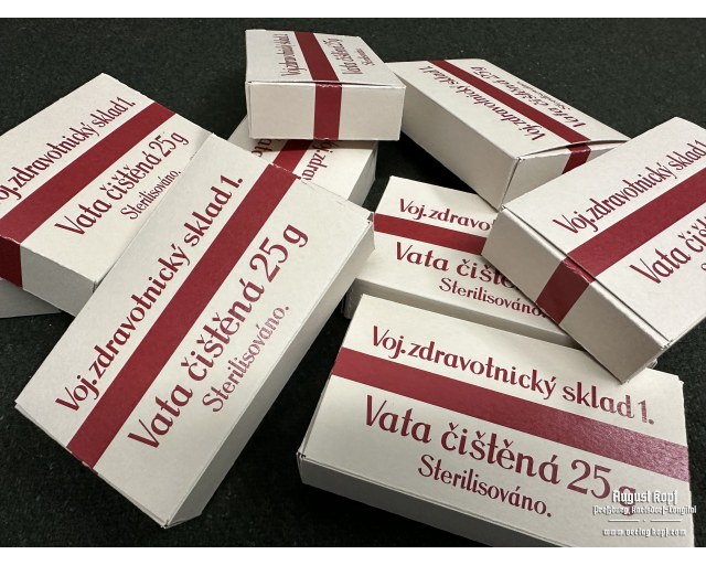1. ČSR Vata - army cotton wool package