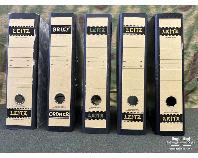 Vintage document binders set 5PCS