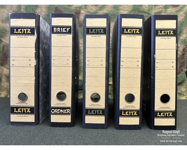 Vintage document binders set 5PCS