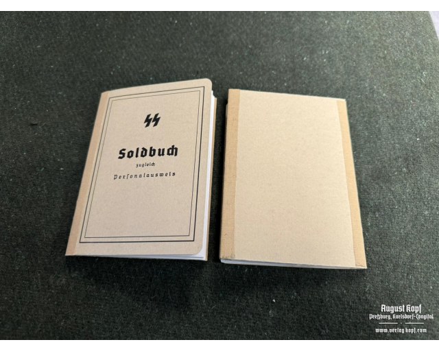 Soldbuch SS - Museum quality