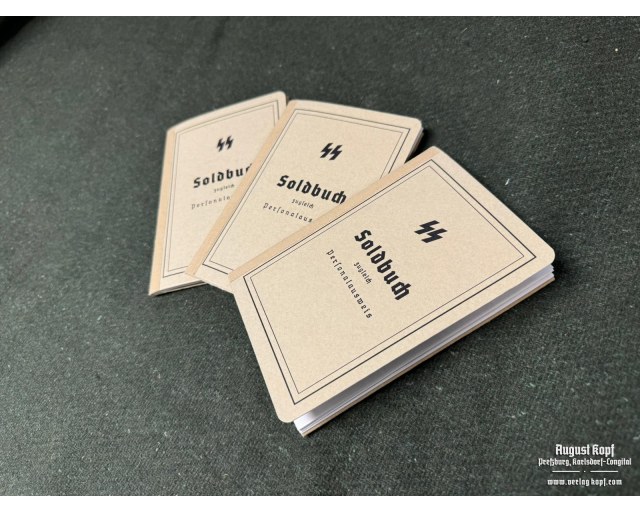Soldbuch SS - Museum quality