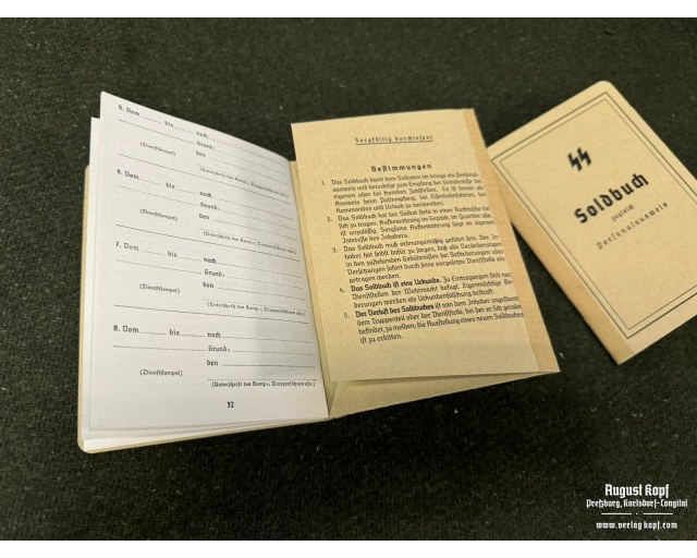 Soldbuch SS - Museum quality