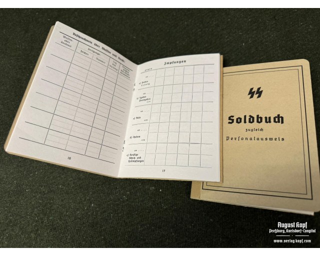 Soldbuch SS - Museum quality