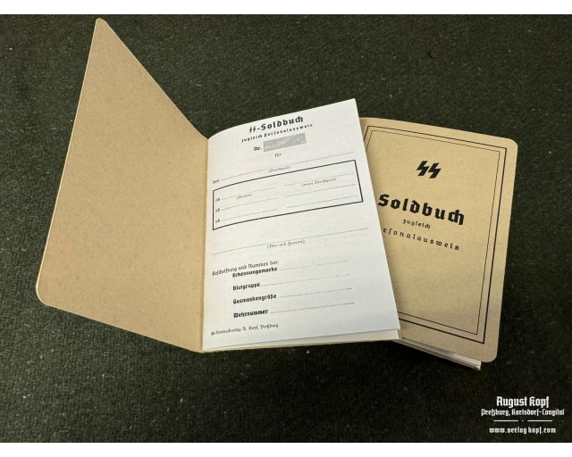 Soldbuch SS - Museum quality