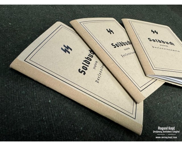 Soldbuch SS - Museum quality