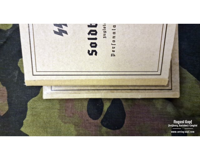 Soldbuch SS - Museum quality