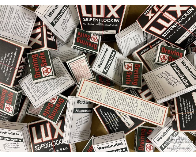 Dreiring-Seife Handstück soap + box