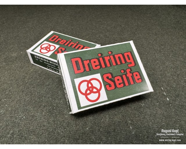 Dreiring-Seife Handstück soap + box