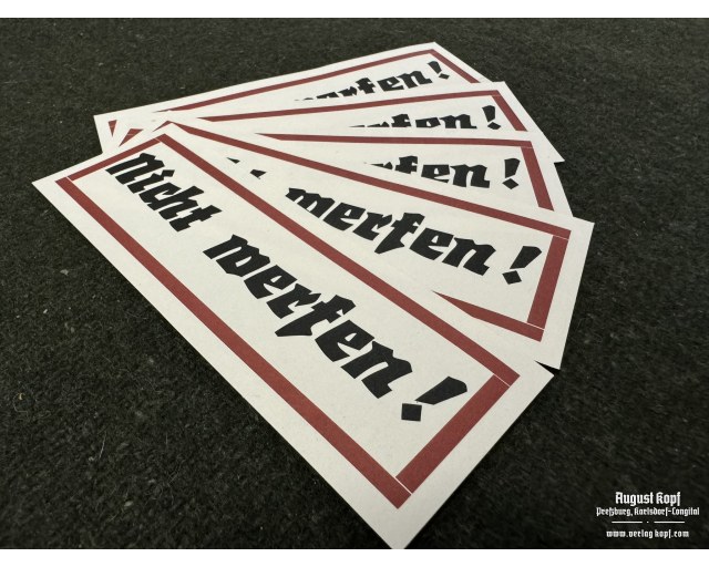 Ammo label Nicht Werfen 5pcs