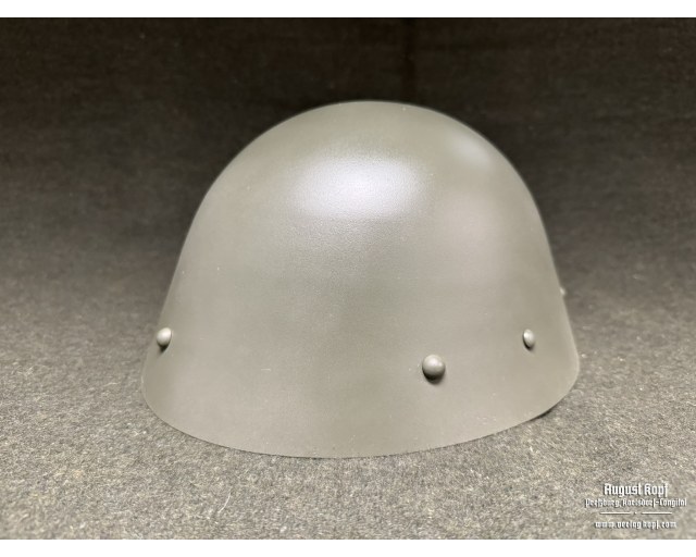 Reissued vz.32 WH/Polizei helmet