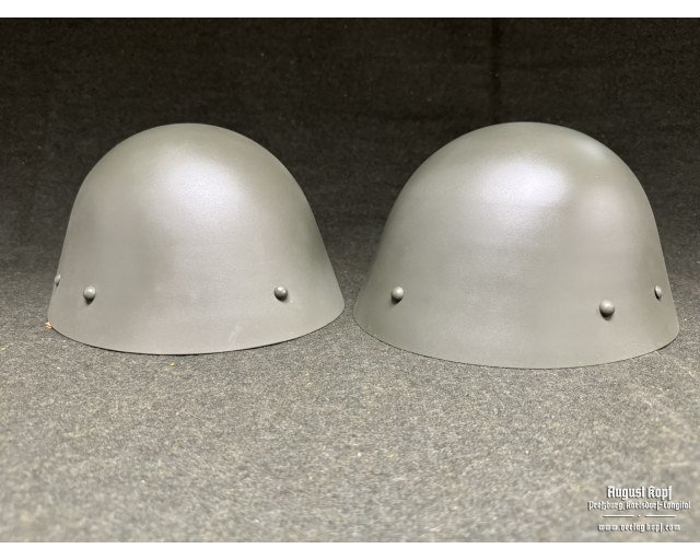 Reissued vz.32 WH/Polizei helmet