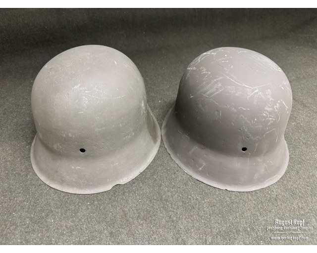 2x German M42 Helmets