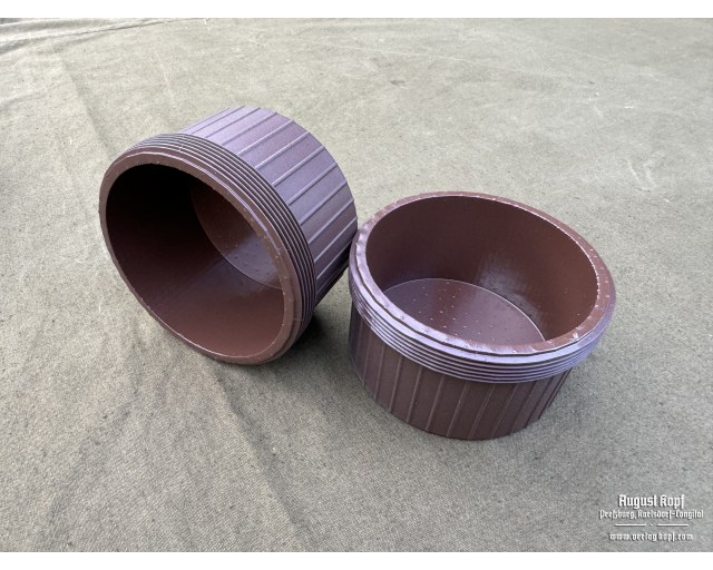 German lantern carbide container