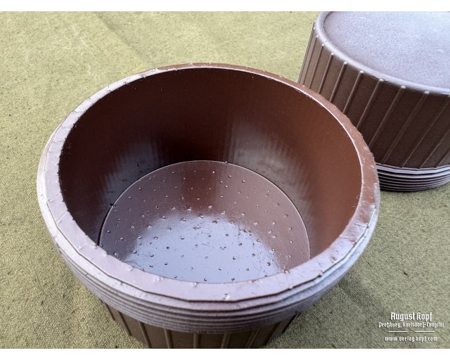 German lantern carbide container