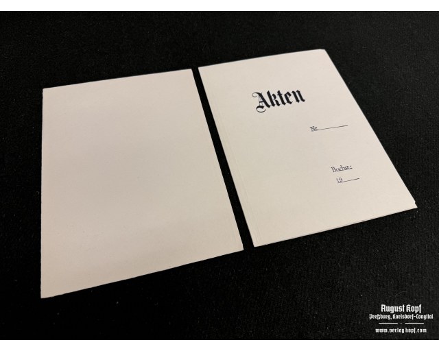 Cardboard folder Akten