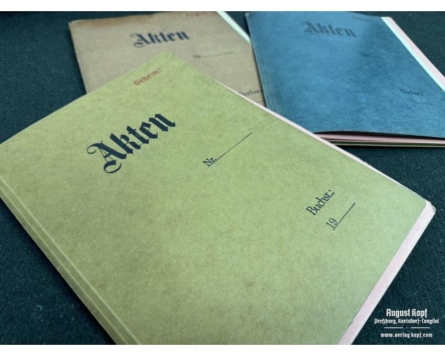 Cardboard folder Akten set