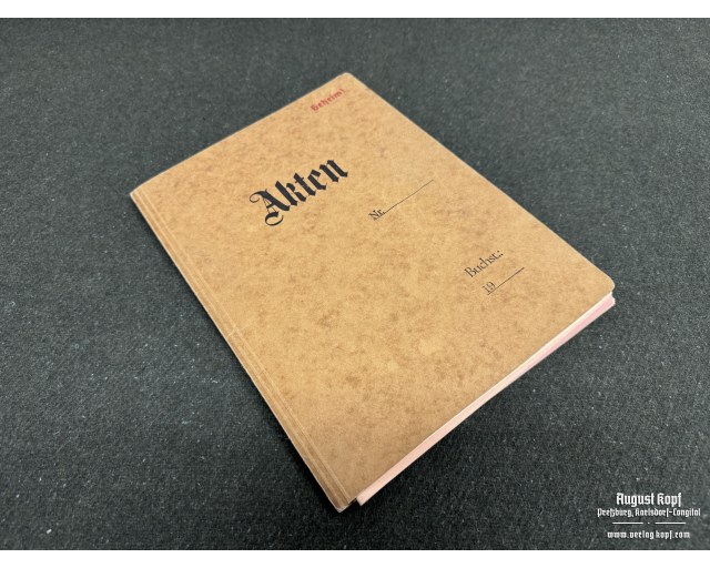 Cardboard folder Akten set
