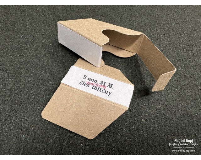 Empty Mannlicher 8mm 31M ammo box