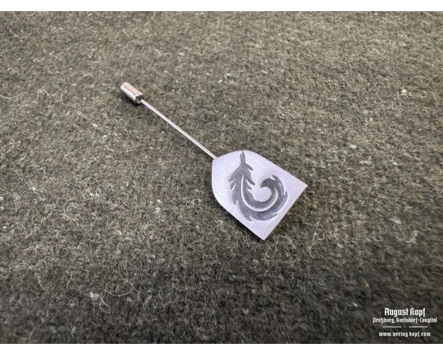 97. Jäger Division cap pin metal repro