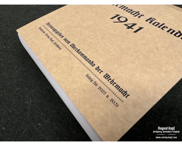 WH 1941 Kalender (same as 2025)