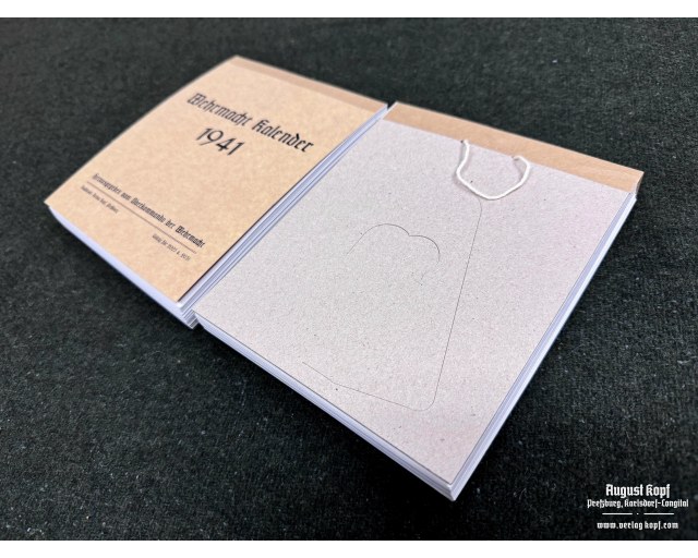 WH 1941 Kalender (same as 2025)