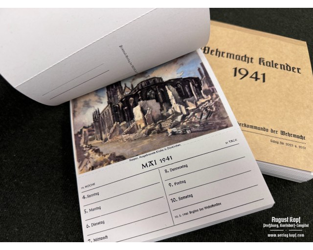 WH 1941 Kalender (same as 2025)