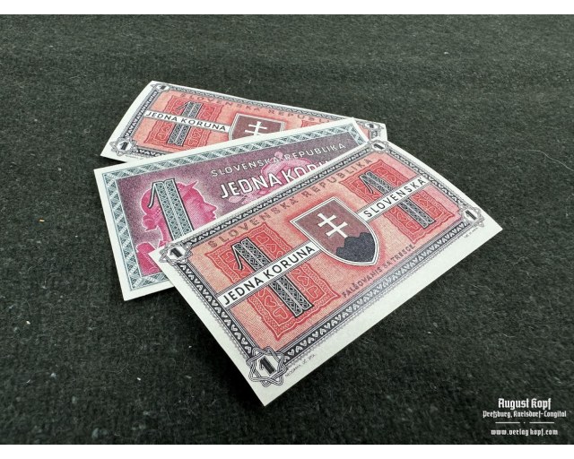 Banknote 1 KS 1945 repro set