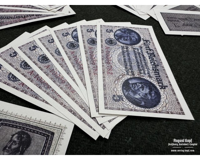 Banknote German 1930-40 money repro set