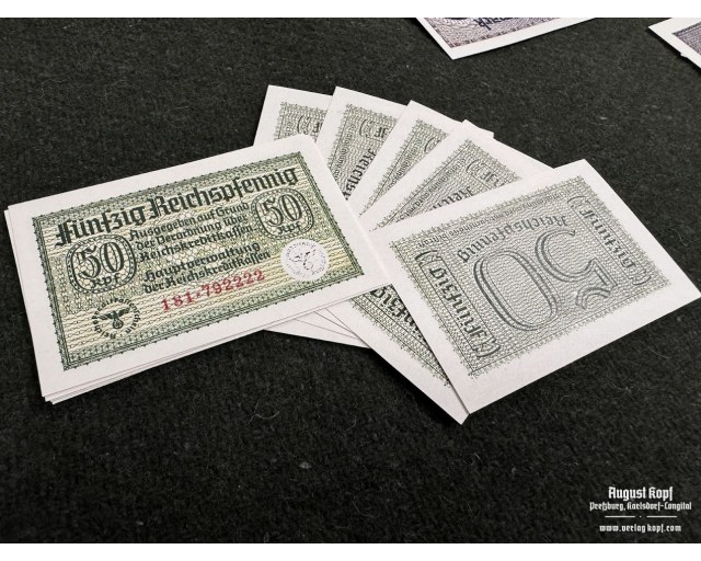 Banknote German 1930-40 money repro set