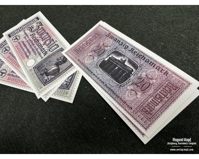 Banknote German 1930-40 money repro set