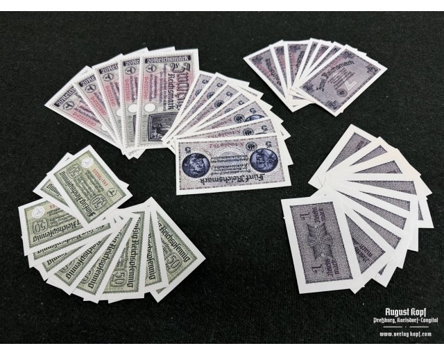 Banknote German 1930-40 money repro set