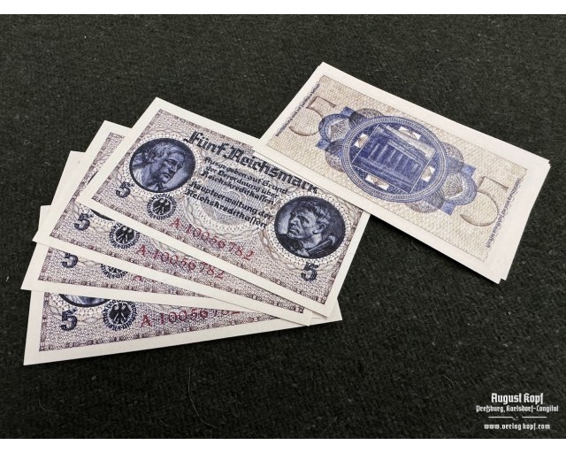 Banknote German 1930-40 money repro set