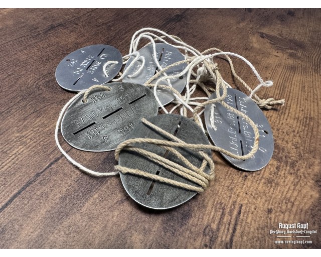 Erkennungsmarke service - dog tag stamping