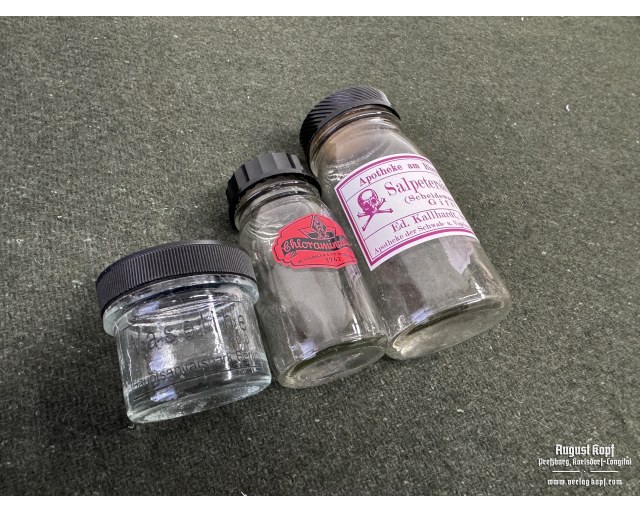 Vaseline glass container