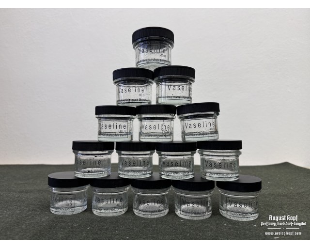 Vaseline glass container