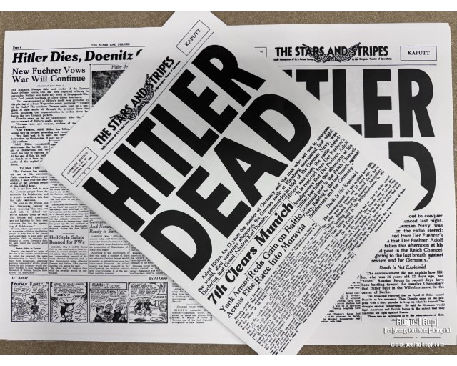 US News sheet 2th May 1945