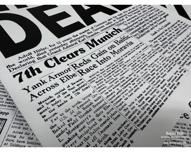 US News sheet 2th May 1945