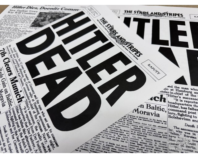 US News sheet 2th May 1945