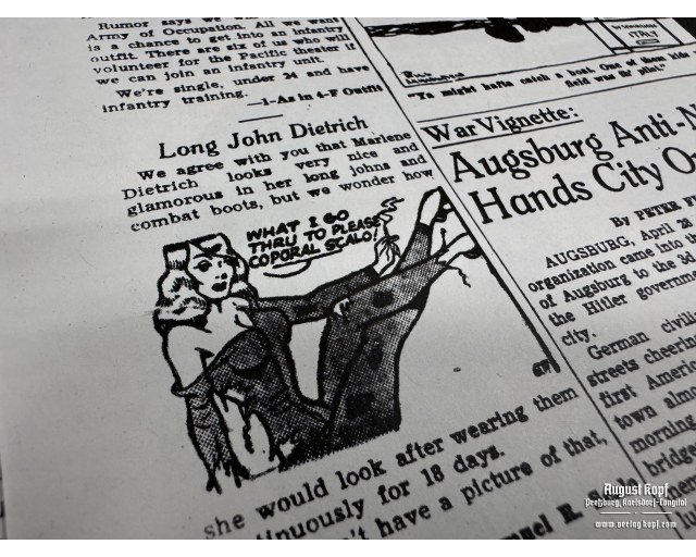 US News sheet 2th May 1945